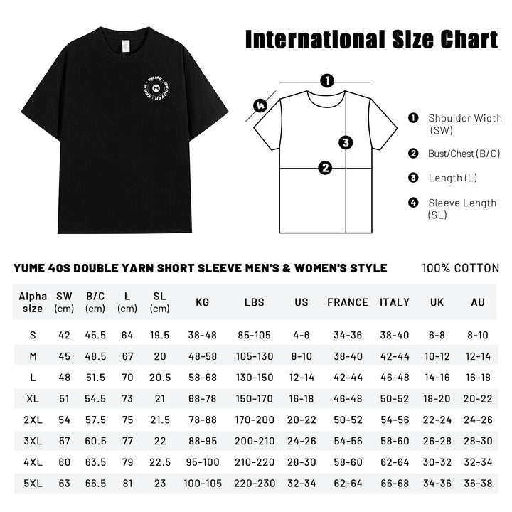<tc>YUME</tc> Unisex-T-Shirt aus Bio-Baumwolle